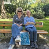 Isabelle Pannatier et François Pilet des "Grands-Parents pour le climat" Valais